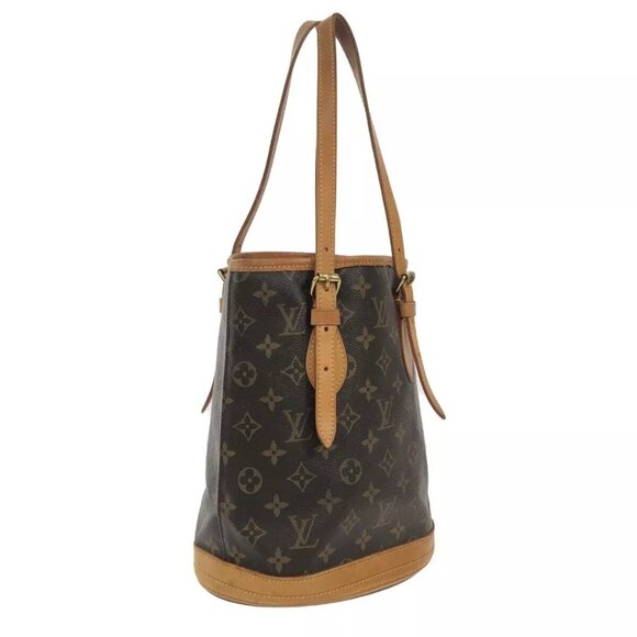 Auth LOUIS VUITTON Petit Bucket M42238 Monogram FL1020 Shoulder Bag - Picture 7 of 15